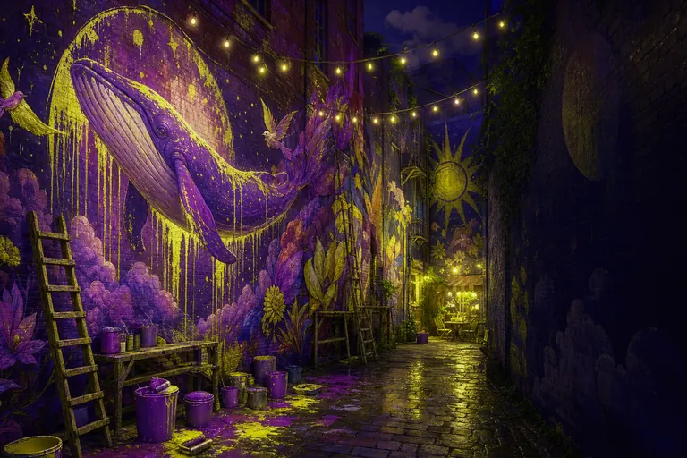 Moonwhale Mural cover art